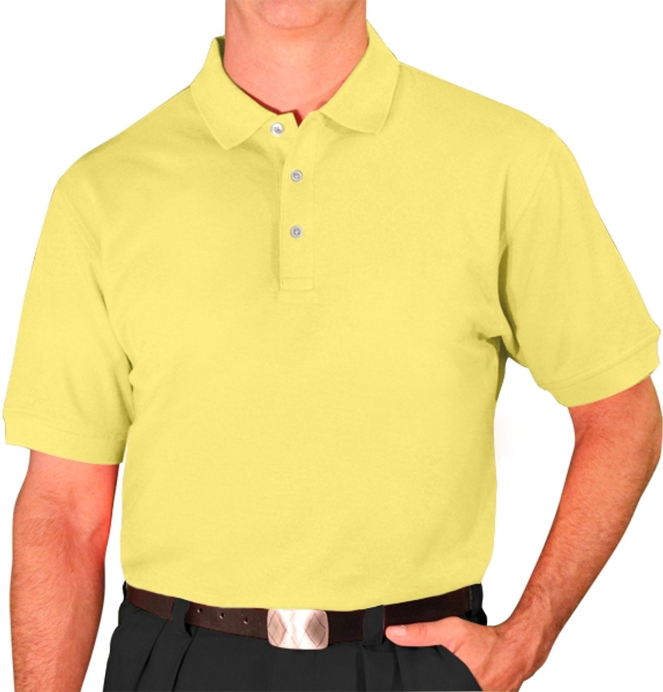 Cotton Pique Golf Shirts | Mens | Butter