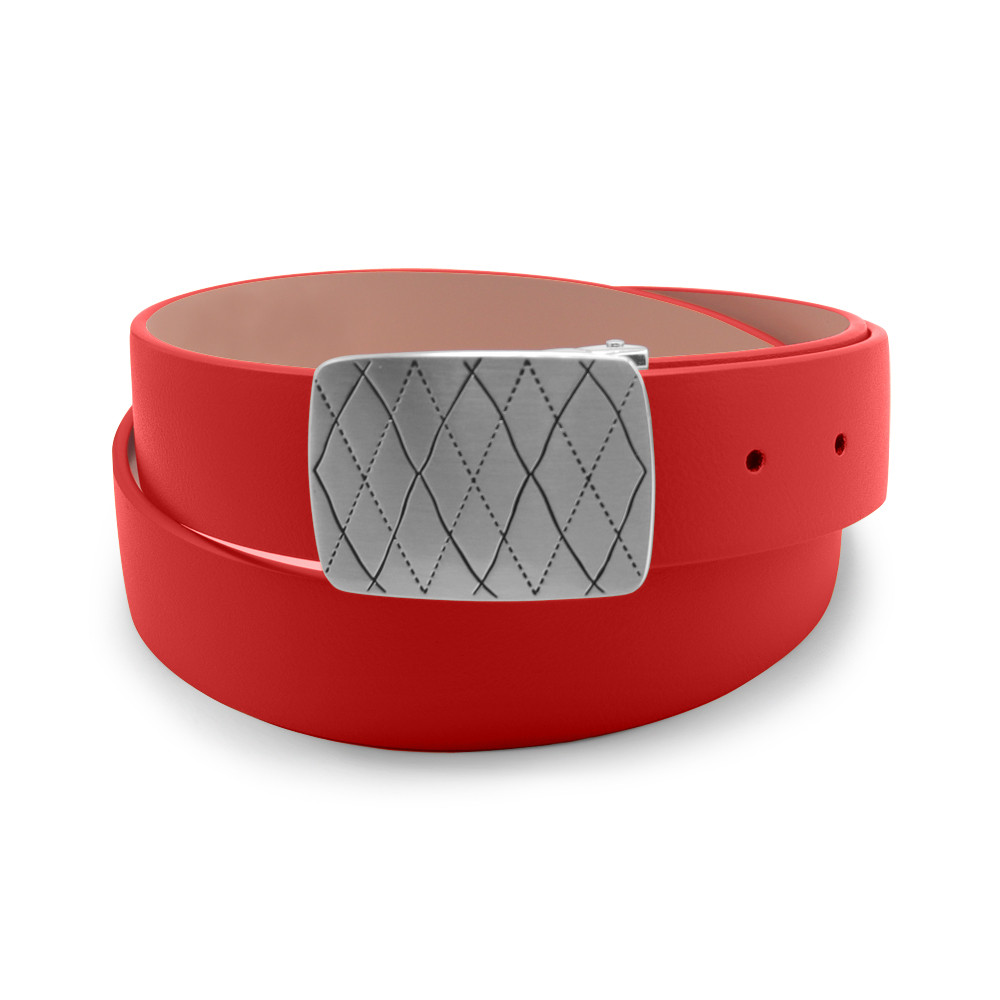 red golf belt