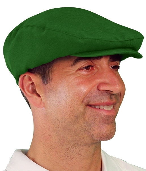 Mens Golf Caps | Microfiber | Dark Green