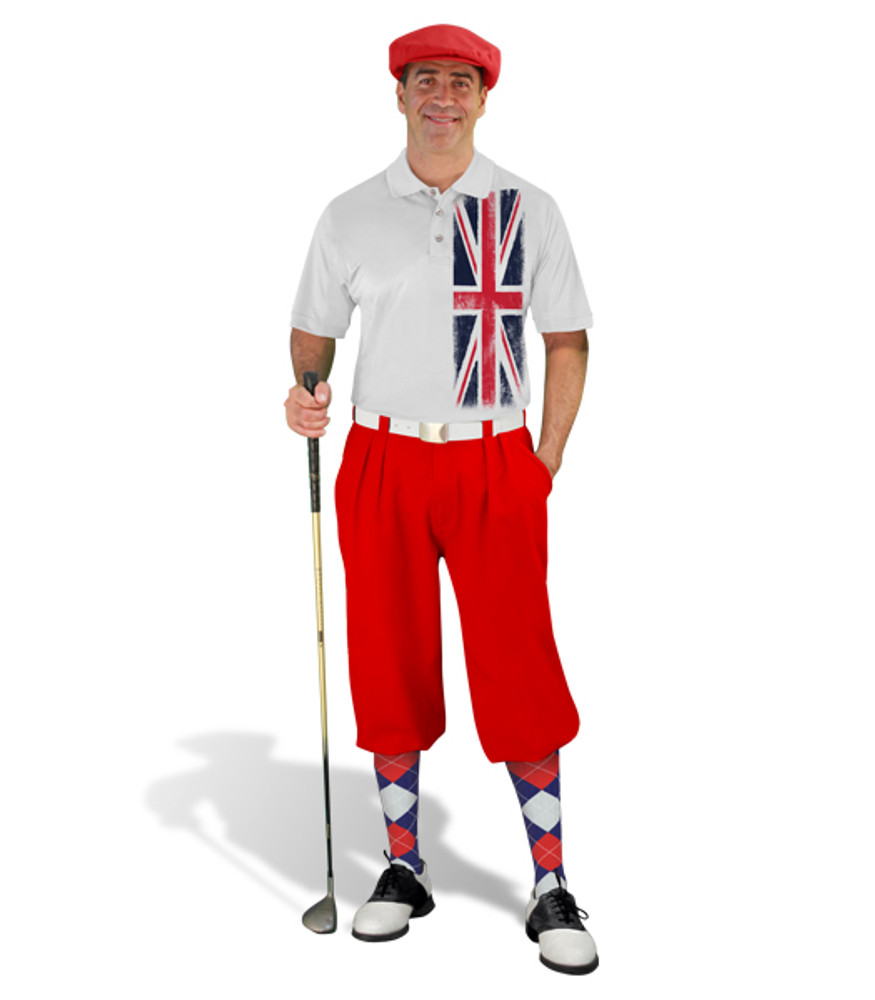 Golf Knickers - UK Homeland Outfit - Red