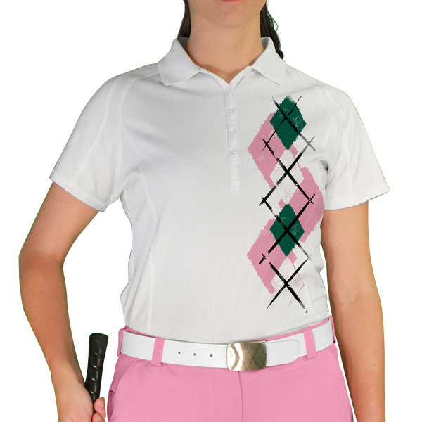 Argyle Paradise Golf Shirts | Ladies | 6D
