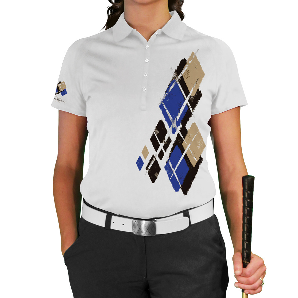 トップス house on the hill Tee (Argyle) 90 Argyle Utopia Golf Shirts | Ladies | TTTT
