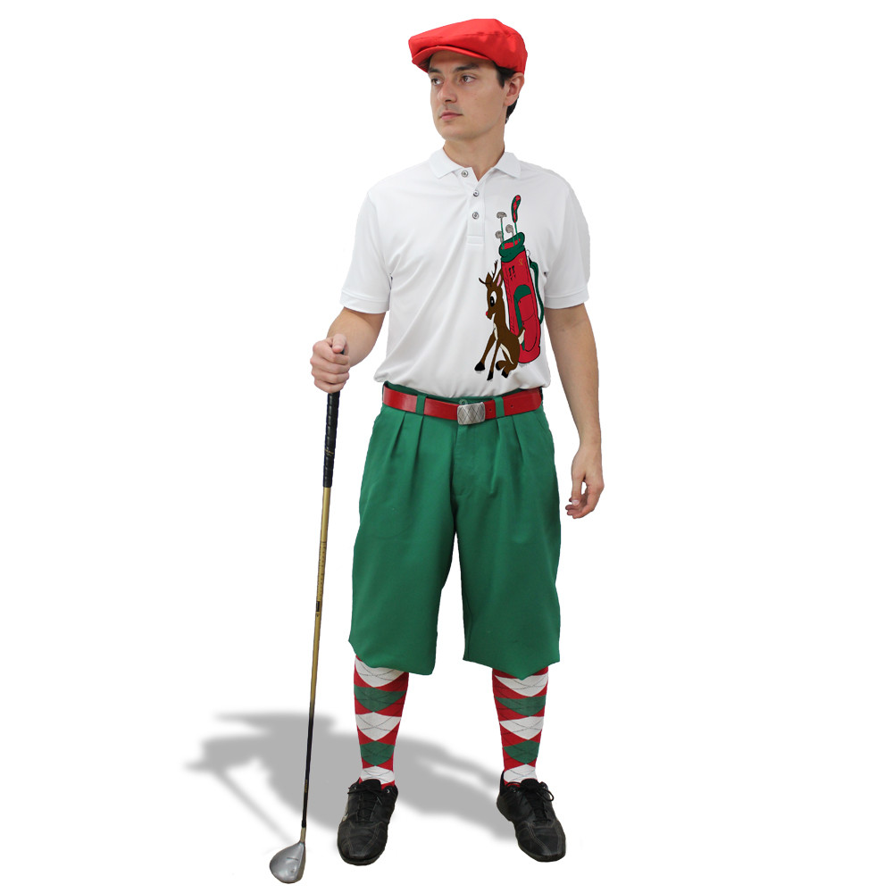 Golf Knickers Christmas Outfit - Rudolph the Caddie