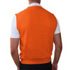 Argyle Sweater Vest - Mens Orange/White