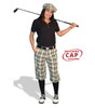 Golf Outfit Ladies - Khaki Stewart & Black Golf Outfit Ladies - Khaki Stewart & Black