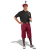 Mens Maroon & Black Golf Outfit