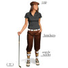 Golf Knickers - Ladies Brown Start-in-Style Outfit