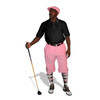 Mens Pink, Black & White Golf Outfit