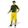 Mens Yellow & Dark Green Eagle Golf Outfit