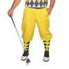 Mens Yellow & Royal Sweater Golf Outfit