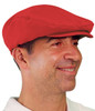 Mens Outdoor Sports Red Microfiber Golf Cap Side