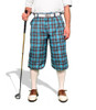 Mens Outdoor Sports Dougherty Plaid Golf Knickers Front with White Socks and Shirt Mens Outdoor Sports Dougherty Plaid Golf Knickers Front with White Socks and Shirt