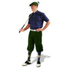 Mens Olive, Navy, and Khaki Golf Outfit
