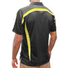 Mens Eagle Golf Shirt - Black/Yellow