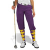 Ladies Outdoor Sports Purple Microfiber Golf Knickers Front