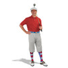 Mens Taupe, Red & Royal Golf Outfit