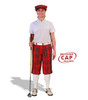 Golf Outfit Ladies - Royal Stewart & White Golf Outfit Ladies - Royal Stewart & White