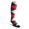 Mens Navy, Red & White Sweater Golf Outfit