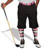 Mens Black, Pink & White Golf Outfit