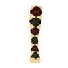 Mens Over the Calf Argyle Sock Butter, Olive and Brown 360 View