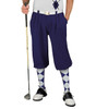 Golf Knickers - White/Navy Argyle Heaven Outfit
