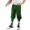 Mens Outdoor Sports Dark Green Microfiber Golf Knickers with Dark Green, Black and White Argyle Socks