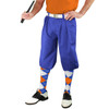 Mens Royal Blue Microfiber Golf Knickers with Royal Blue, White and Orange Argyle Socks