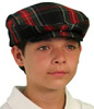 Plaid Golf Cap - 'Par 5' Youth Black Stewart