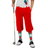 Golf Knickers Argyle Paradise Outfit 5X - Teal/White/Red