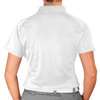 Ladies Sport Pro Dry Microfiber Solid White Shirt Golf Back