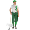 Ladies Golf Knickers Argyle Paradise Outfit 5Y - Dark Green/Lime