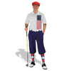 Golf Knickers - American Homeland Outfit - Navy and Red Golf Knickers - American Homeland Outfit - Navy and Red