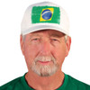 Active Series Sports Mens Homeland Baseball Cap Brazilian Flag Design Front