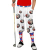 Mens Snickers Planet Pluto Outfit Outdoor Sports White Microfiber Golf Knickers featuring the Planet Pluto Yes it is a planet