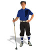Golf Knickers - American Patriot Heroes Outfit - Black on Royal