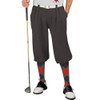 Golf Knickers Argyle Paradise Outfit 6U - Charcoal/Black/Red