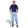 Mens Light Blue, Royal & Navy Golf Outfit