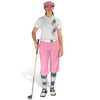 Ladies Golf Knickers Argyle Paradise Outfit 6T - Pink/White/Teal