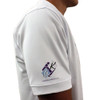 Mens Argyle Utopia Golf Shirt - DDDD: Purple/Light Blue/White
