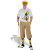 Golf Knickers Argyle Utopia Outfit KKK - Khaki/Dark Green/Yellow