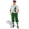 Golf Knickers Argyle Utopia Outfit 5H - Dark Green/Black/White