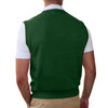 Argyle Sweater Vest - Mens Dark Green/Black/White