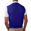 Argyle Sweater Vest - Mens  Royal/Red/Black