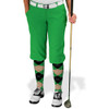 Ladies Golf Knickers Argyle Utopia Outfit MMM - Lime/Khaki/Black