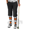Ladies Golf Knickers Argyle Utopia Outfit SSS - Black/Orange/White