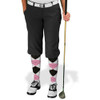 Ladies Golf Knickers Argyle Utopia Outfit XXXX - White/Pink/Black