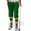 Ladies Golf Knickers Argyle Utopia Outfit 6F - Dark Green/Yellow/Purple