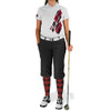 Ladies Argyle Utopia Golf Shirt - DD: Black/Maroon