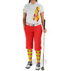 Ladies Argyle Utopia Golf Shirt - VV: Red/Yellow
