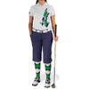 Ladies Argyle Utopia Golf Shirt - 5N: Navy/Lime/White